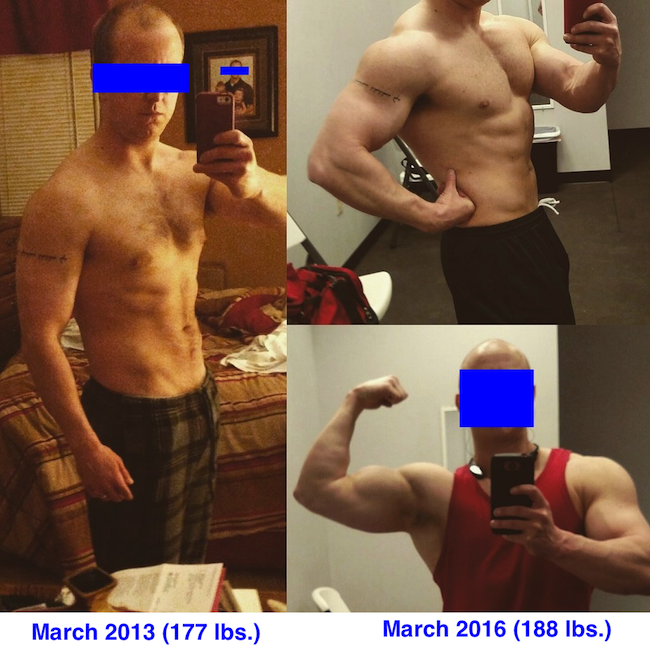 GLL Fat Loss Diet Before After Erik
