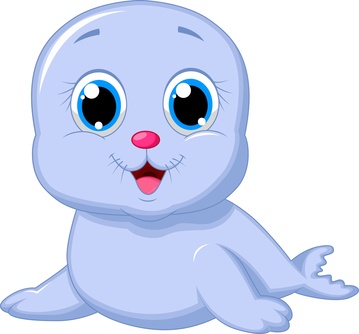 baby seal cartoon
