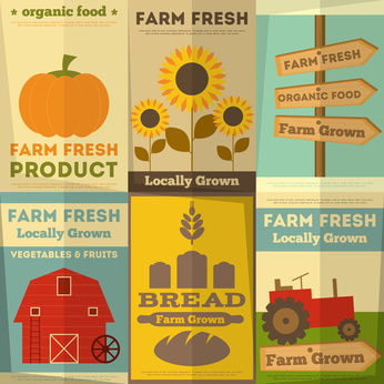 organic farm signs