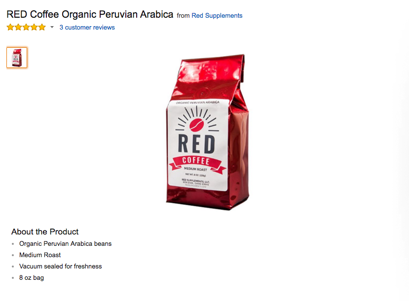 Red Coffee by Red Supplements LISTING 1