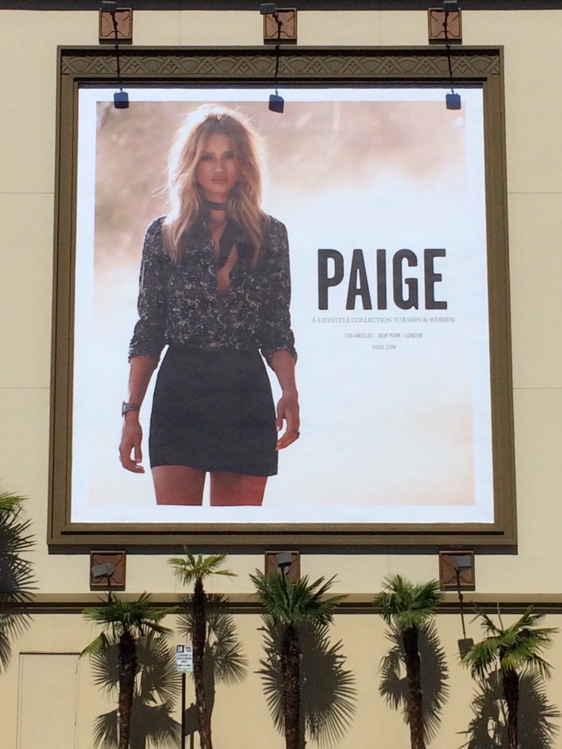 Paige Jeans Billboard