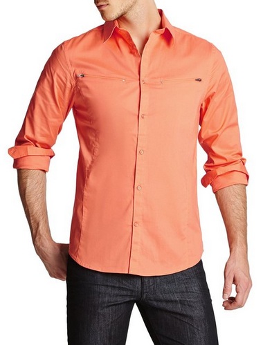 Orange Guess Long-Sleeve shirt