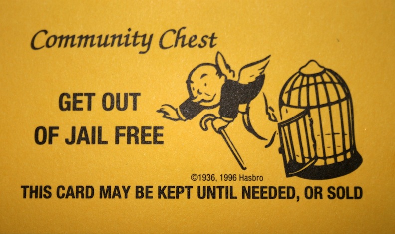 get out jail monopoly