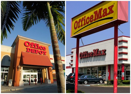office depot and office max