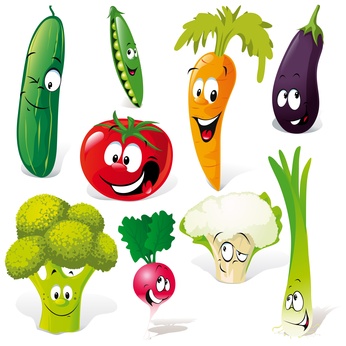 Vegetable cartoons