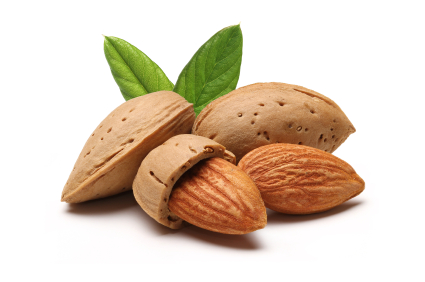 Almonds and shells