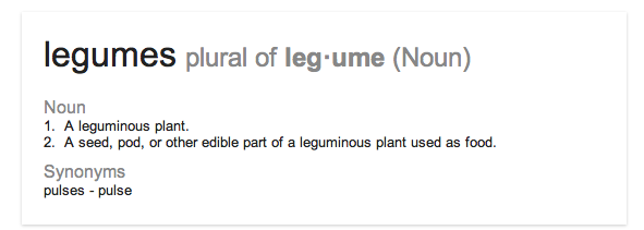 definition of legume